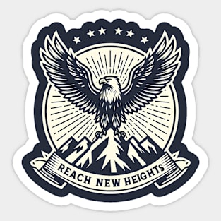 Reach New Heights Sticker